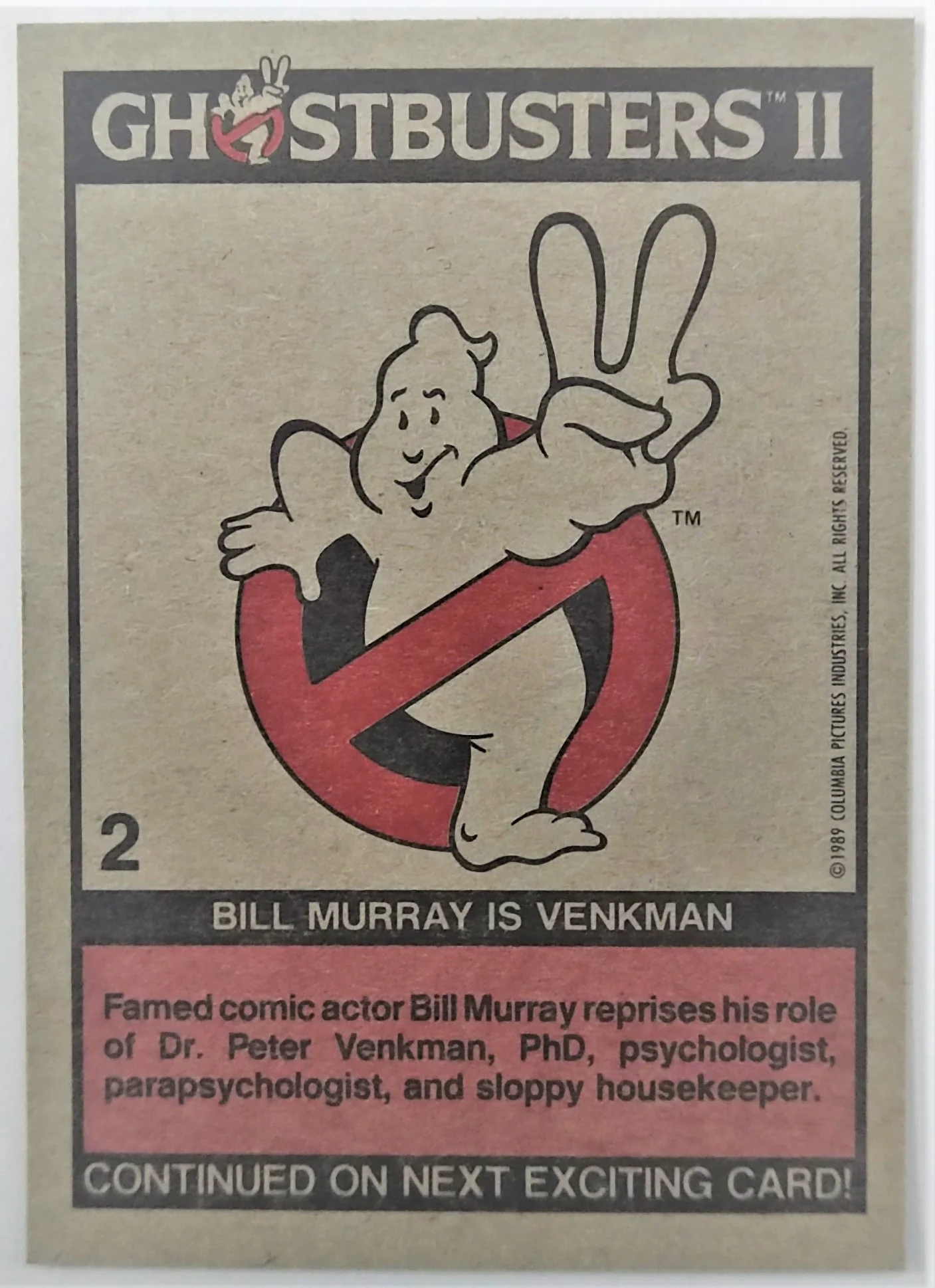 Vintage 1989 Topps Ghostbusters II 88 Cards and 11 Stickers Set  (LAST SET!) - Image 5