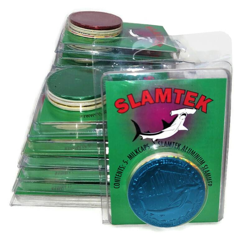 Vintage Official Slamtek Slammerhead Slammers Pack (Lot of 15 Packs) + A Free POG Album - Image 2
