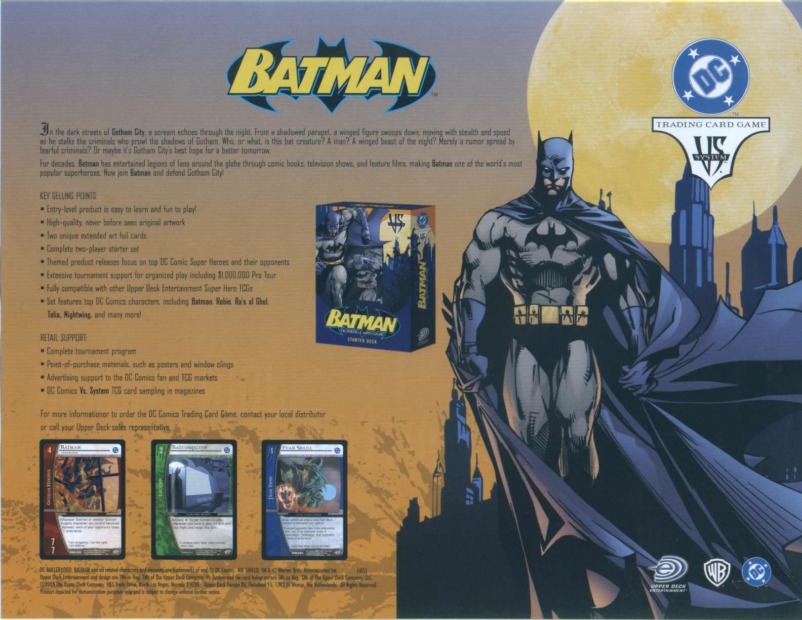 VS System 2PCG DC Batman Starter Deck - Image 3