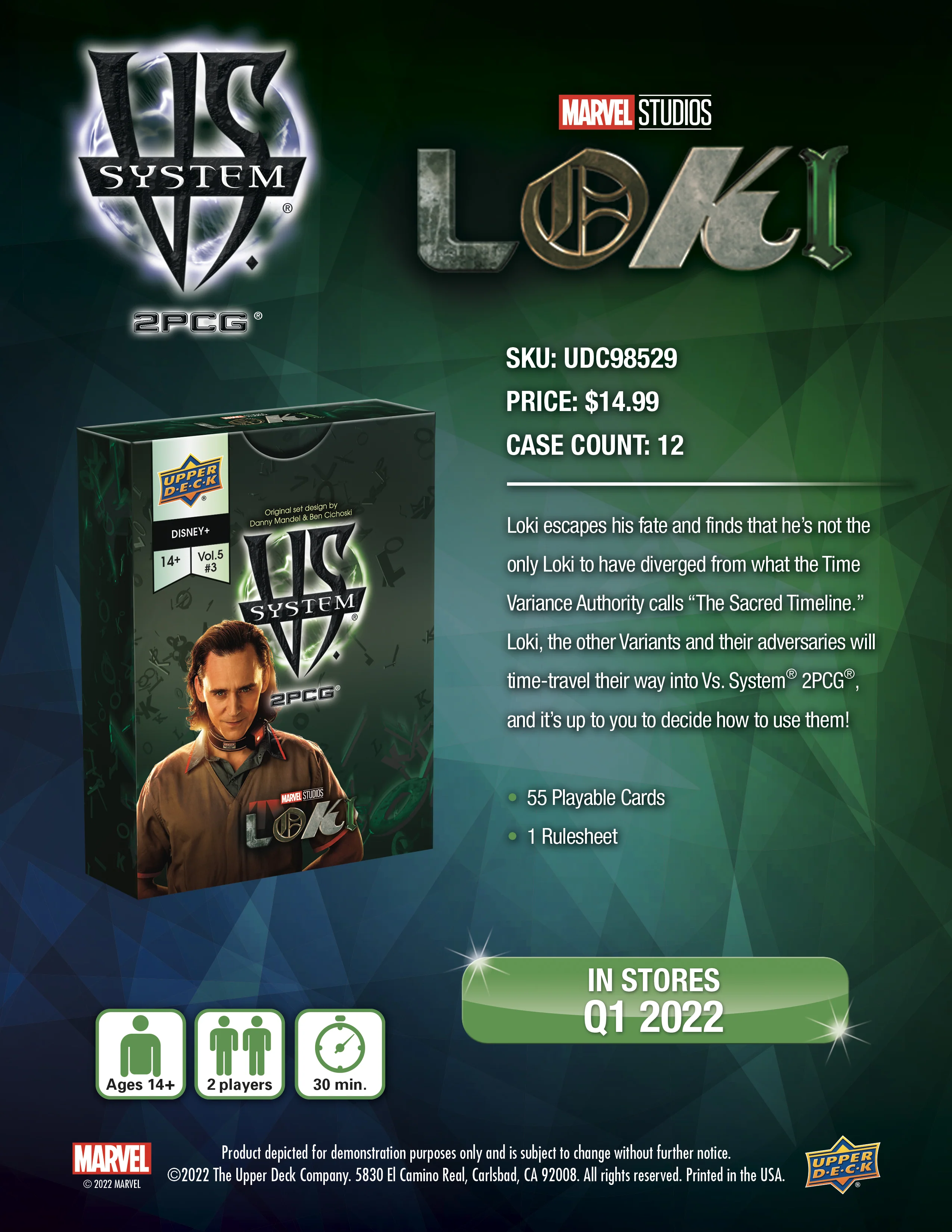 VS System 2PCG Marvel: Loki - Image 2