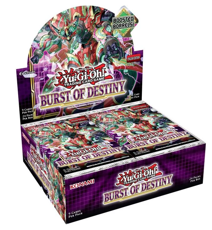 Yugioh Burst of Destiny 1st Edition Booster Box