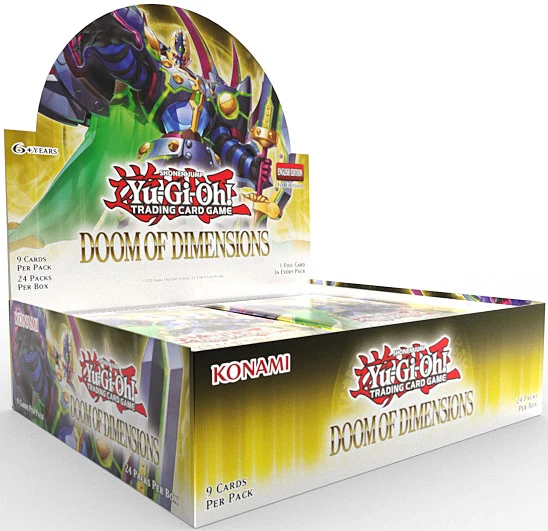 Yugioh Doom Of Dimensions 1st Edition Booster Box