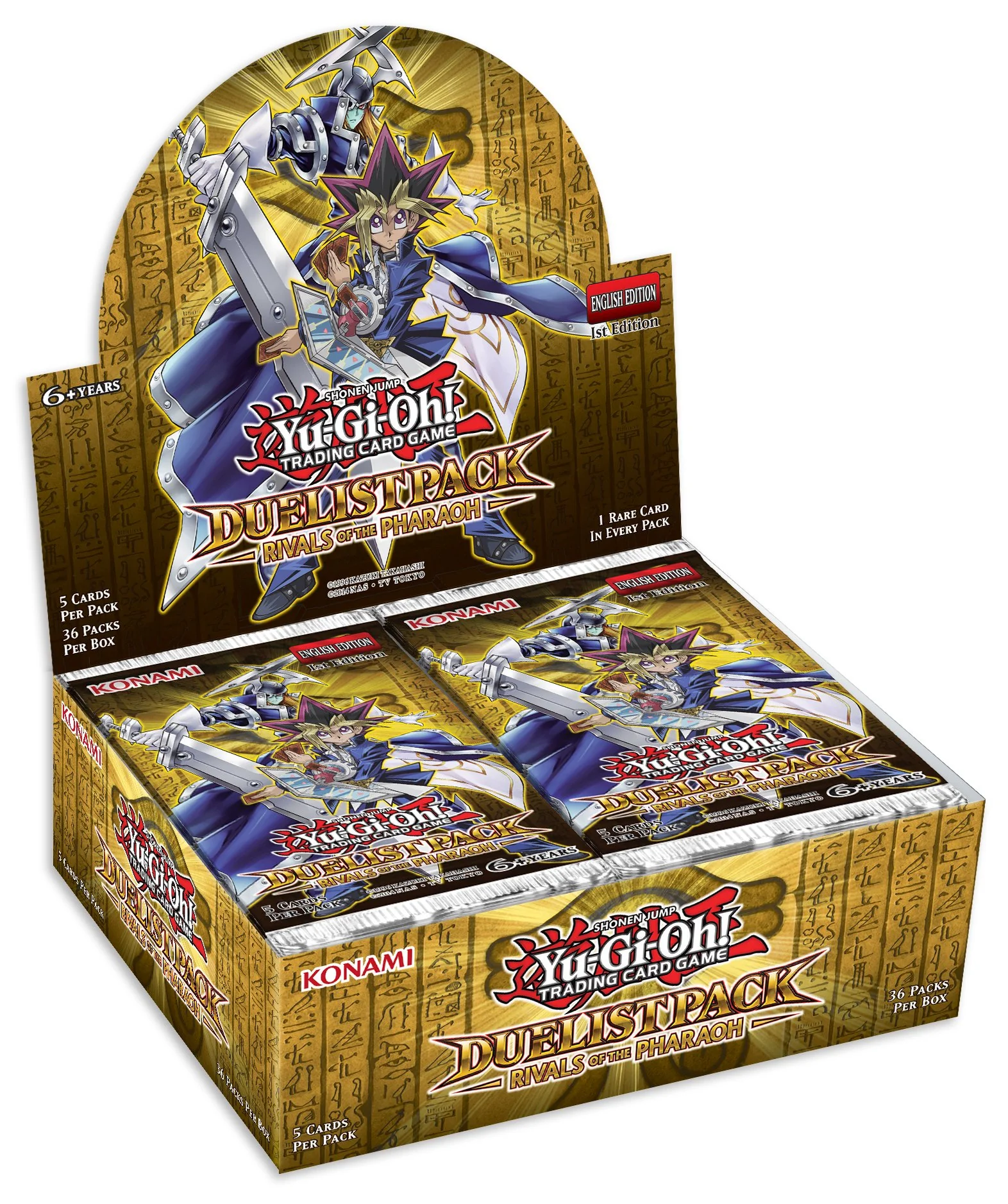 Yugioh Duelist Pack: Rivals of the Pharaoh 1st Edition Booster Box