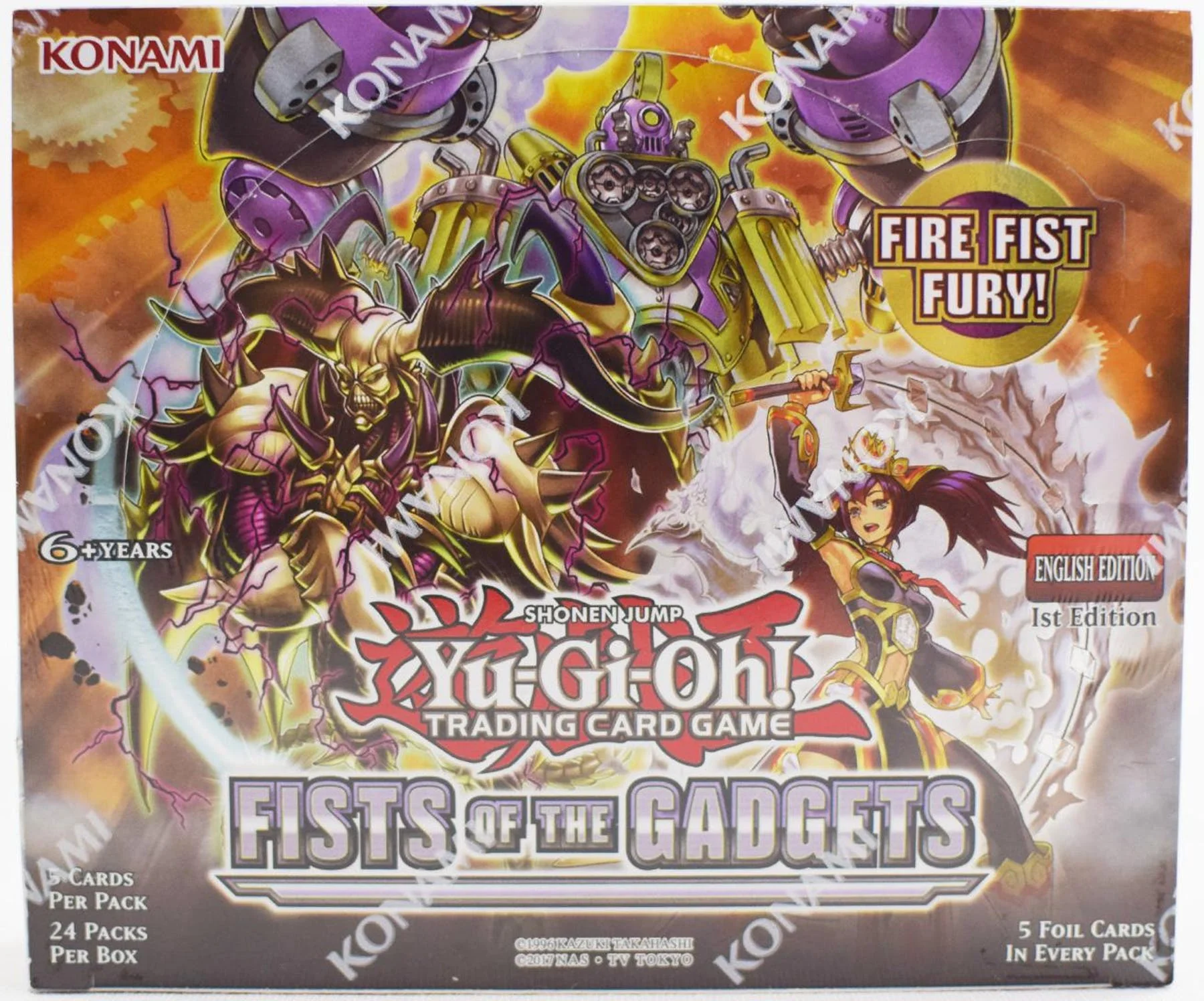 Yugioh Fists Of The Gadgets 1st Edition Booster Box