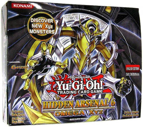 Yugioh Hidden Arsenal 6 Omega XYZ First Edition Booster Box