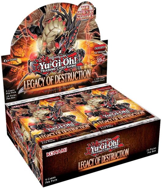 Yugioh Legacy Of Destruction 1st Edition Booster Box