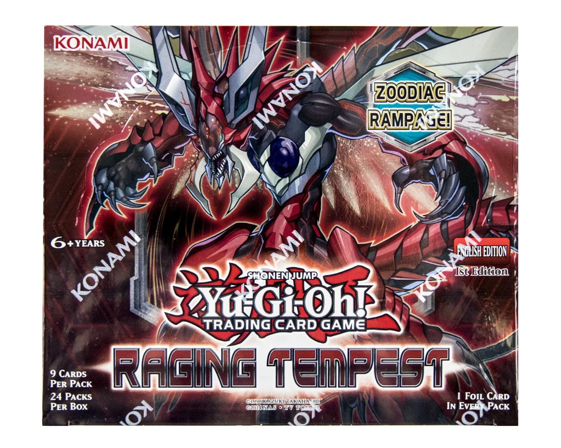 Yugioh Raging Tempest 1st Edition Booster Box