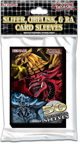 Yugioh Slifer Obelisk & Ra Card Sleeves (Lot of 2 Packs) - Image 3