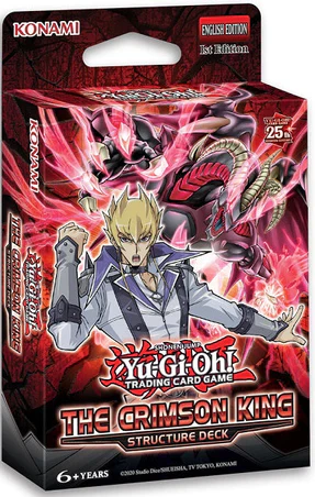 Yugioh Structure Deck The Crimson King Display Box