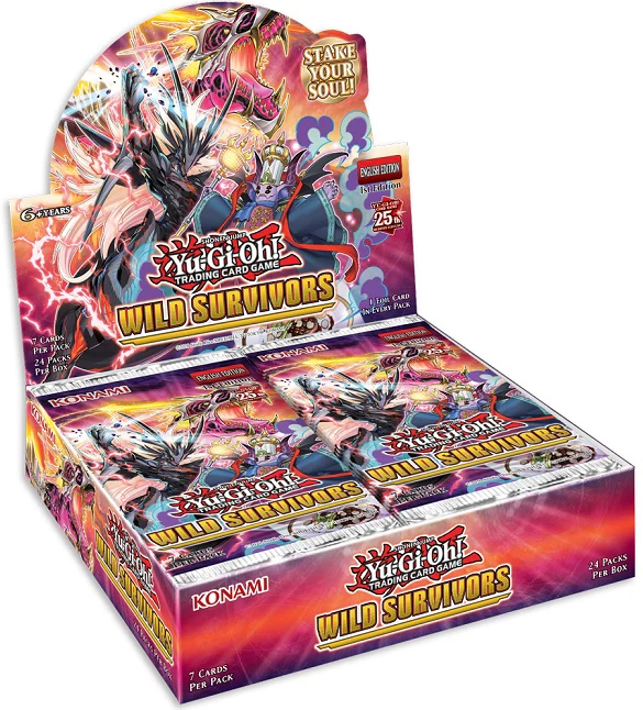 Yugioh Wild Survivors 1st Edition Booster Box